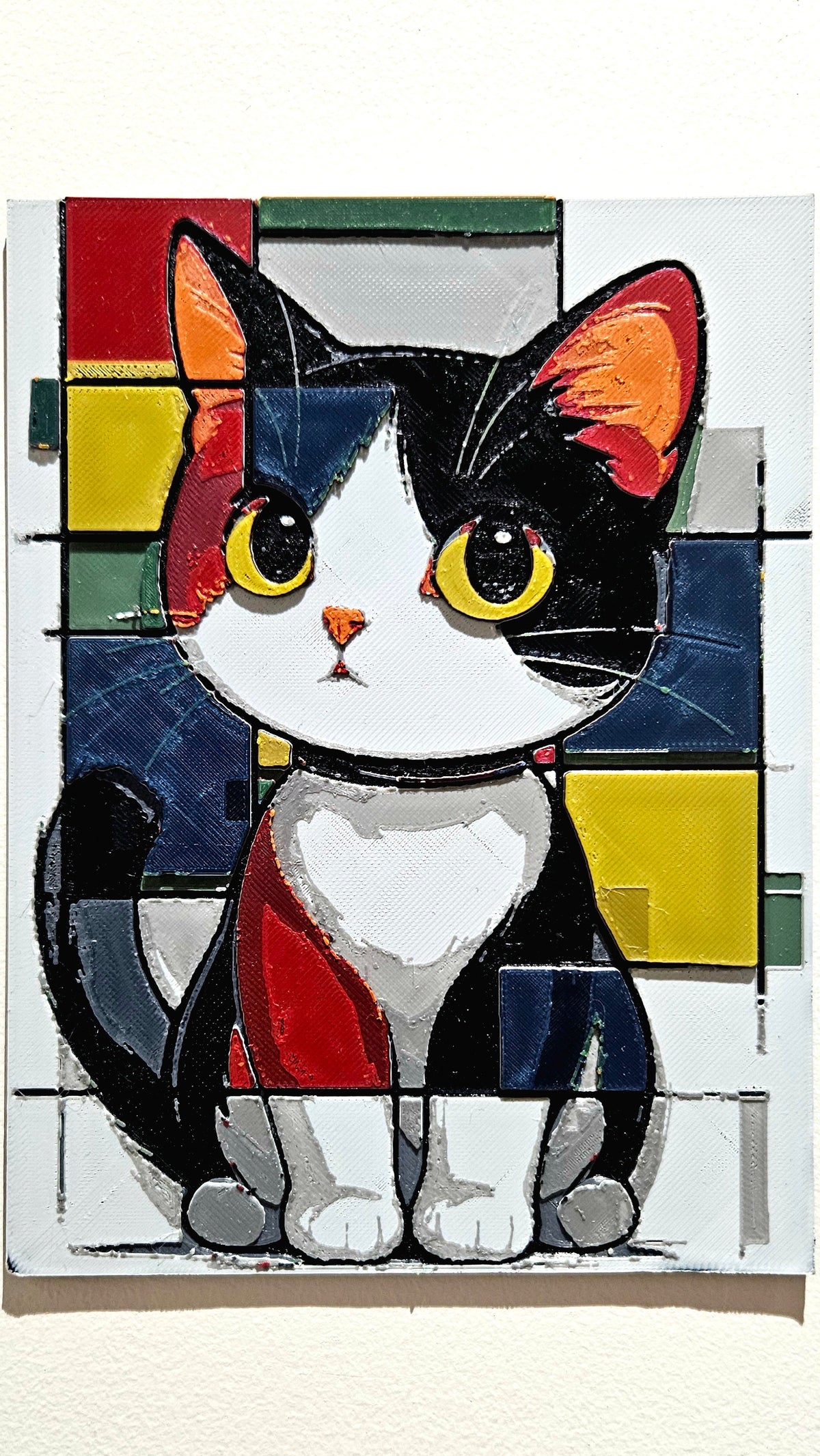 Colorful Cat – Art Panel