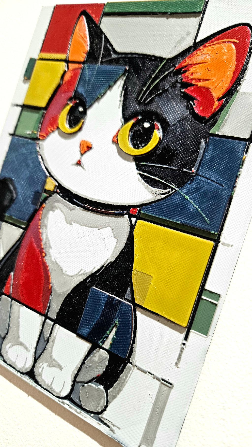 Colorful Cat – Art Panel