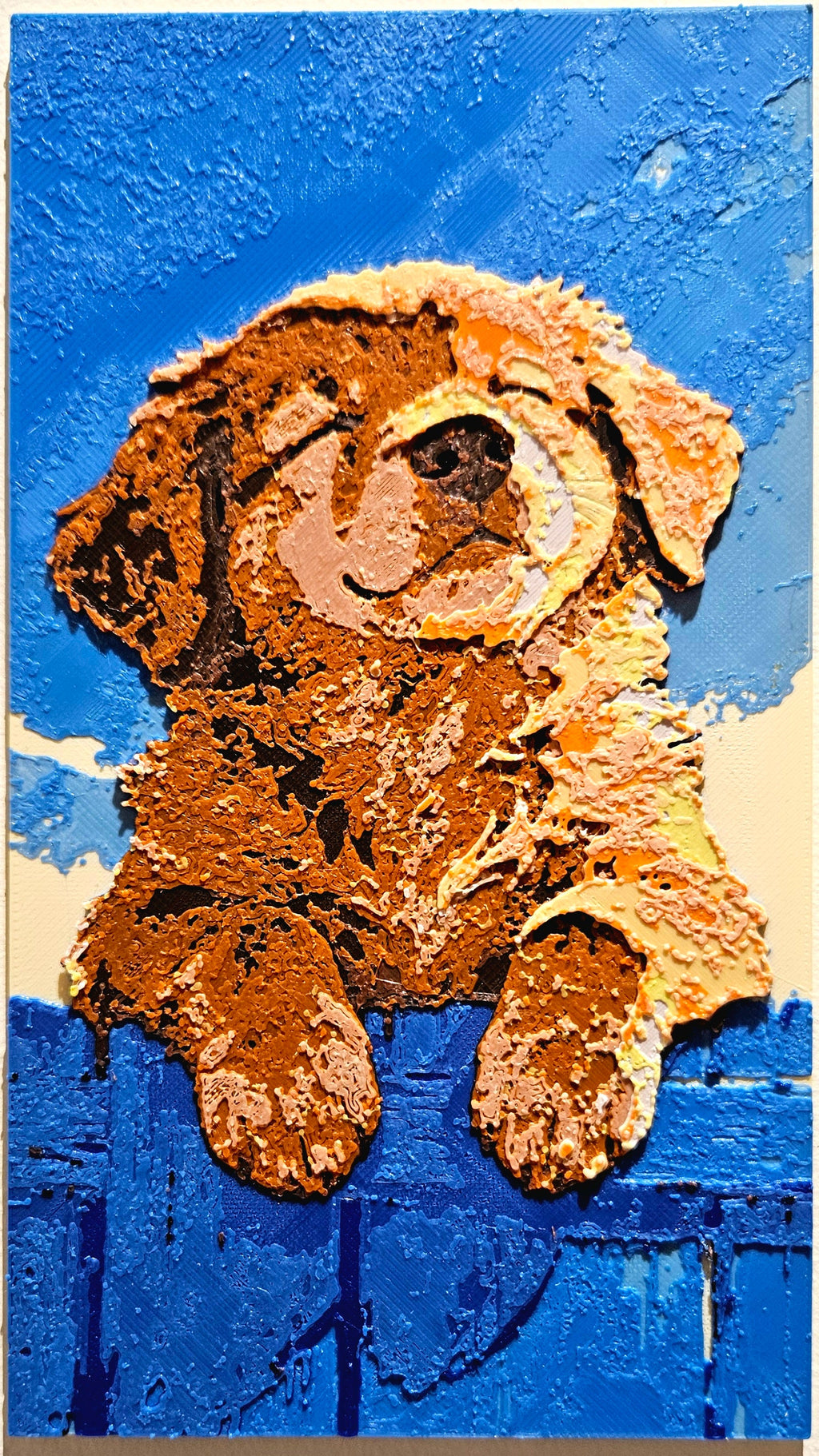 Golden Pup - Art Panel