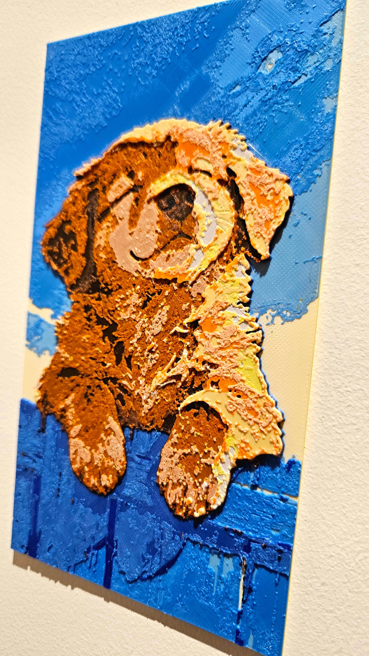 Golden Pup - Art Panel
